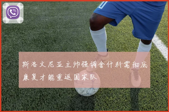 斯洛文尼亚主帅强调舍什科需彻底康复才能重返国家队